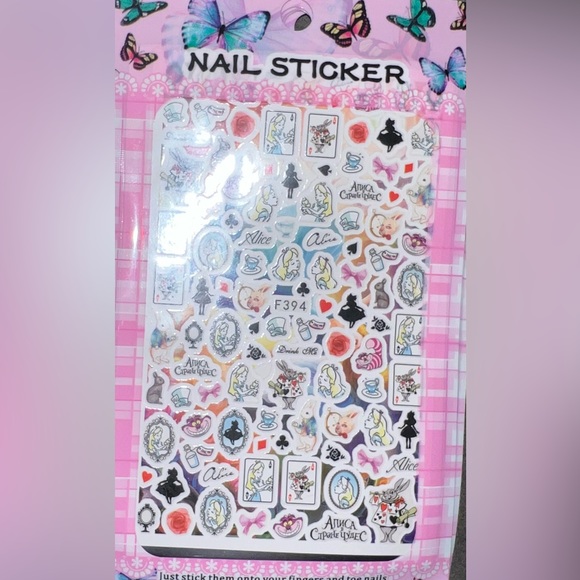 $1 ALICE NAIL STICKERS. NEW. $1 WITH ANY $10 ORDER OR MORE - Picture 7 of 16